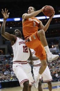 Michael Carter-Williams (6-foot-5) was a tough matchup for Indiana's smaller guards. 